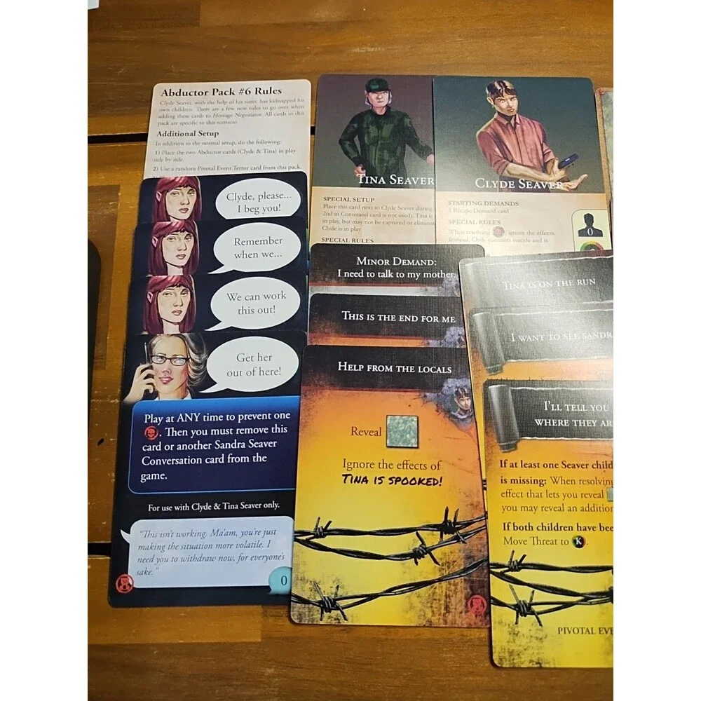 Hostage Negotiator Expansion Abductor Pack #6 Complete